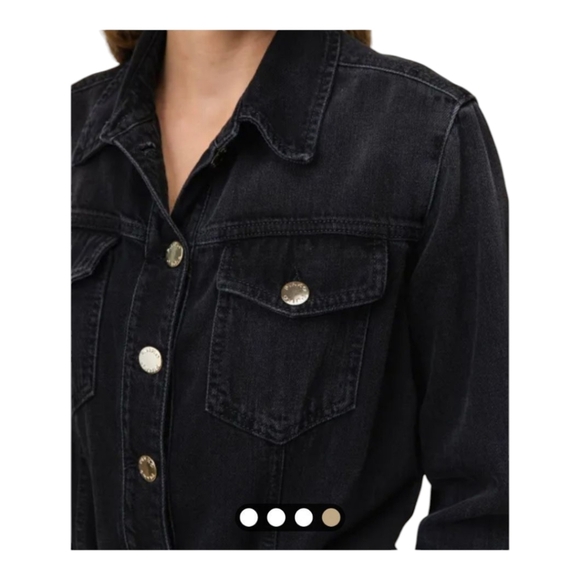 Pinko Black Denim Jumpsuit PAX 1  NWT SZ US 10 EU 44 - Picture 2 of 11